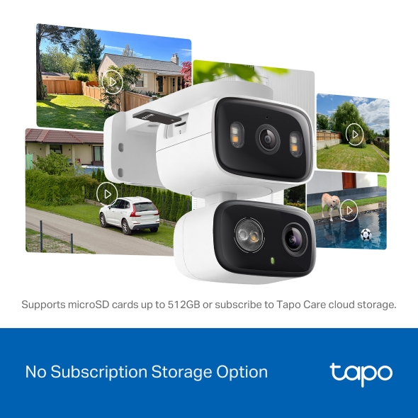 CMARA DE VIGILANCIA 360 CON DOBLE LENTE PARA INTER Y EXT