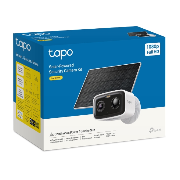 TPLINK SOLAR-POWERED SECURITY CAMERA KIT