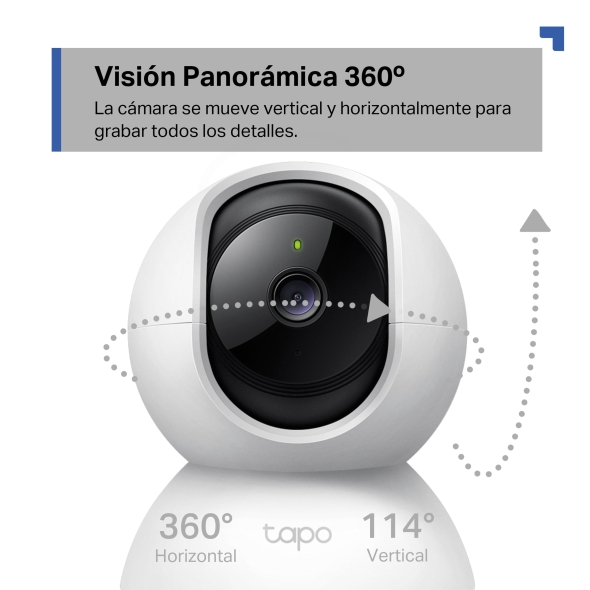 PAN TILT HOME SECURITY WI FI CAMERA