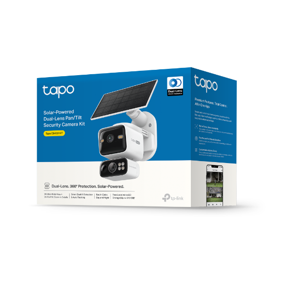 TPLINK DUAL-LENS PAN/TILT SECURITY CAMERA KIT