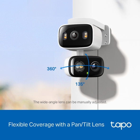 CMARA DE VIGILANCIA 360 CON DOBLE LENTE PARA INTER Y EXT
