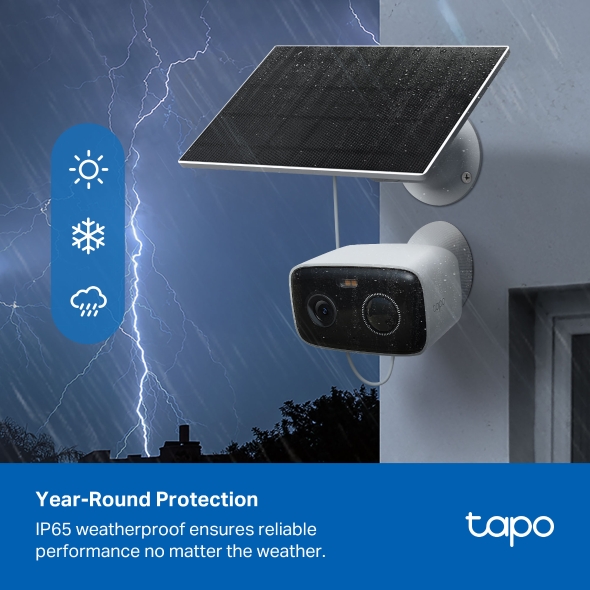 TPLINK SOLAR-POWERED SECURITY CAMERA KIT