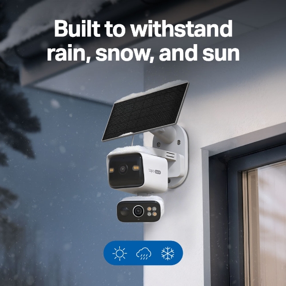 TPLINK DUAL-LENS PAN/TILT SECURITY CAMERA KIT