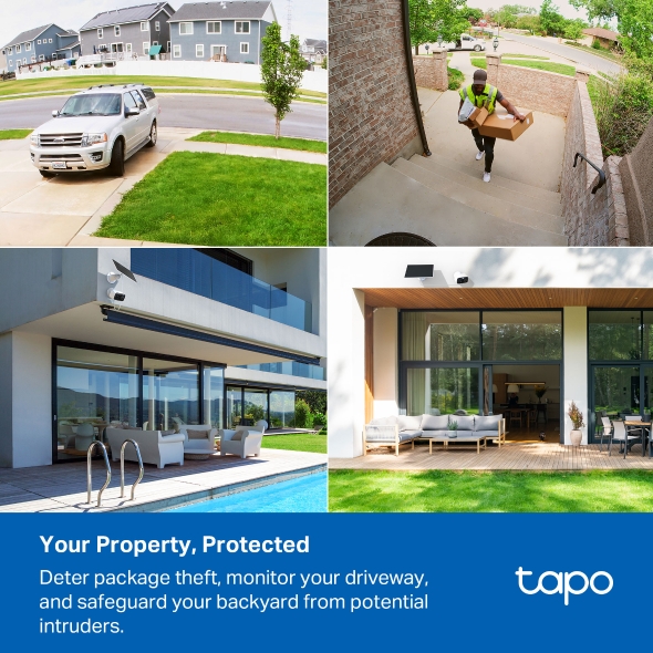 TPLINK SOLAR-POWERED SECURITY CAMERA KIT