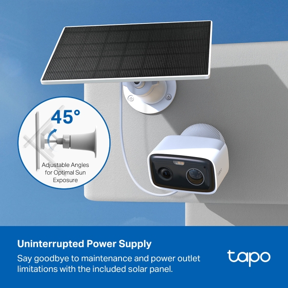 TPLINK SOLAR-POWERED SECURITY CAMERA KIT