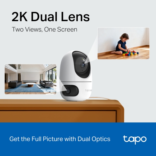 TPLINK INDOOR/OUTDOOR PAN TILT SECURITY WI-FI CAMERA