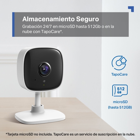 HOME SECURITY WI-FI CAMERA SPEC 3MP 2304X1296 2.4 GHZ