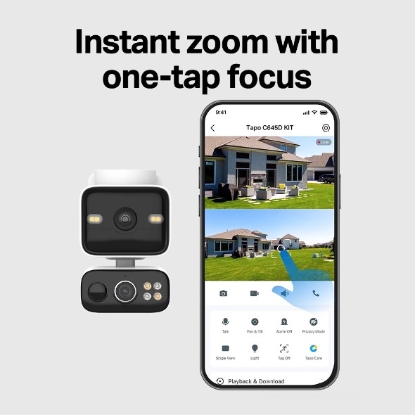 TPLINK DUAL-LENS PAN/TILT SECURITY CAMERA KIT