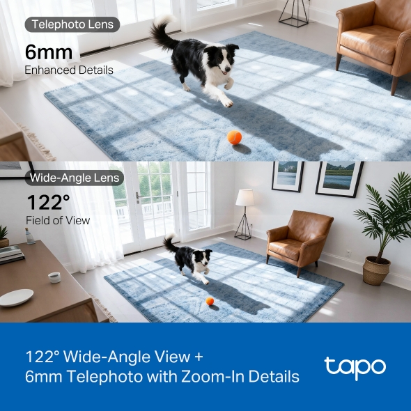 TPLINK INDOOR/OUTDOOR PAN TILT SECURITY WI-FI CAMERA