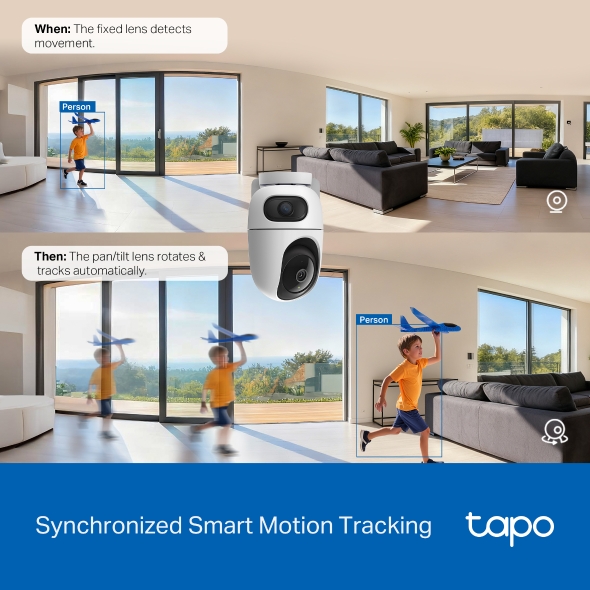 TPLINK INDOOR/OUTDOOR PAN TILT SECURITY WI-FI CAMERA