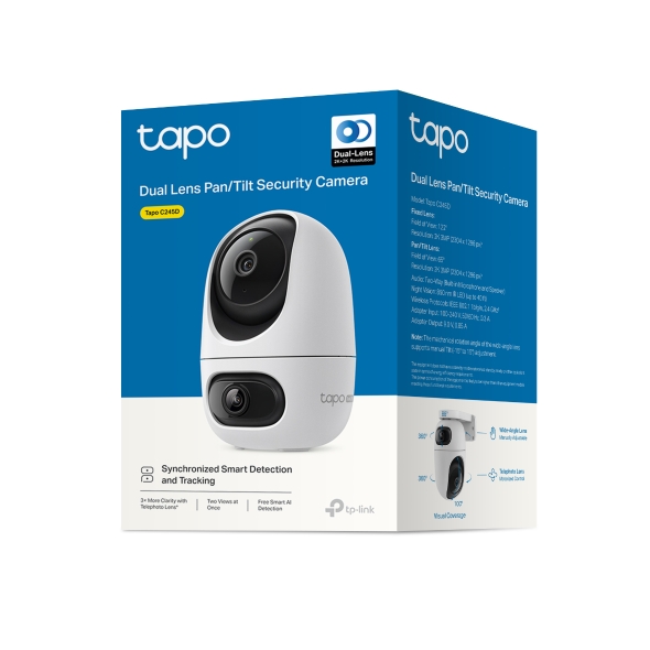 TPLINK INDOOR/OUTDOOR PAN TILT SECURITY WI-FI CAMERA