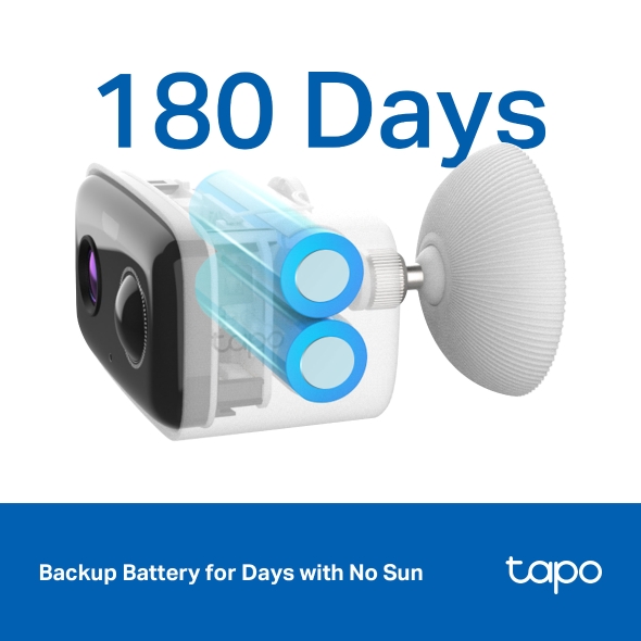 TPLINK SOLAR-POWERED SECURITY CAMERA KIT