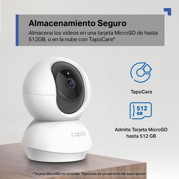 PAN TILT HOME SECURITY WI FI CAMERA